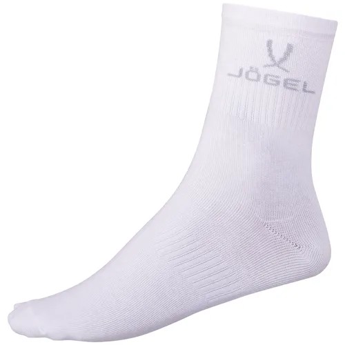 Носки высокие Jogel JA-005, белый/серый, 2 пары (28-30)