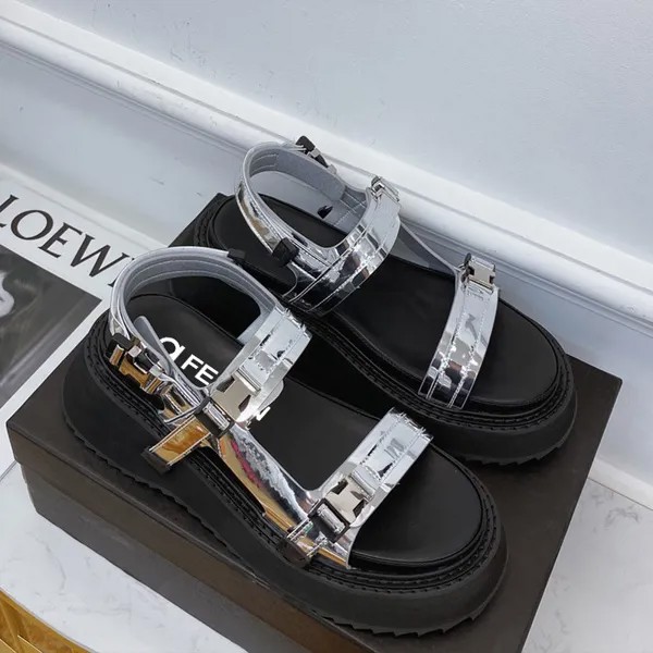 Итальянские тапочки с плоской подошвой, полная индивидуальность, Новинка лета 2022, одинаковые женские туфли большого размера, с коробкой