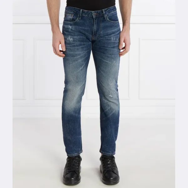 Джинсы узкого кроя j06 Emporio Armani, синий