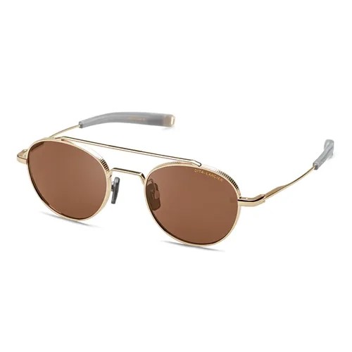 Солнцезащитные очки DITA DLS103-50-03, авиаторы, с защитой от УФ, коричневый