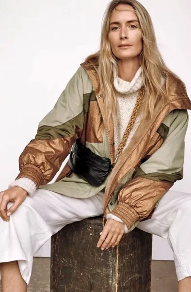 Куртка Anthropologie, куртка Adirondack, парка с капюшоном и мехом, оливково-медный размер XL, НОВИНКА