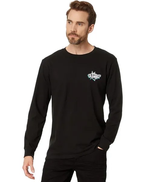 Футболка с длинным рукавом Volcom Entertainment LP Long Sleeve Tee, черный