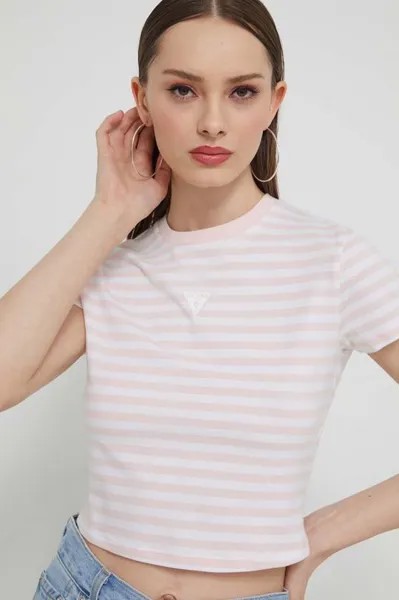 Футболка Guess Originals, розовый