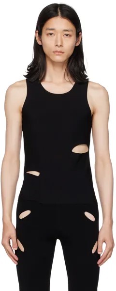 Черная майка с вырезом Dion Lee