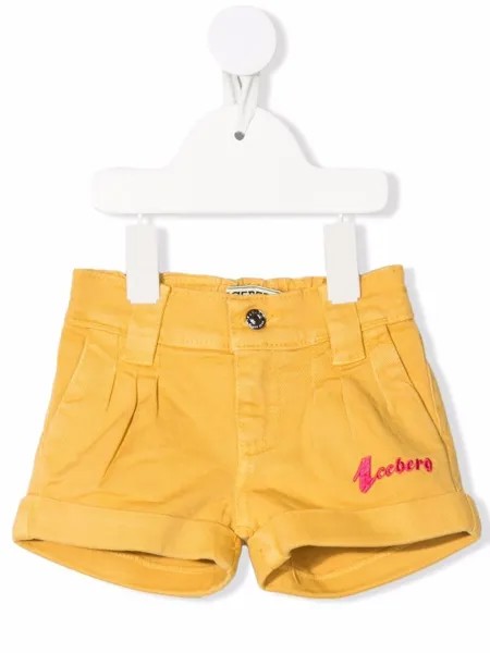 Iceberg Kids шорты с вышитым логотипом