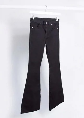 Расклешенные джинсы с классической талией Dr Denim-Черный цвет