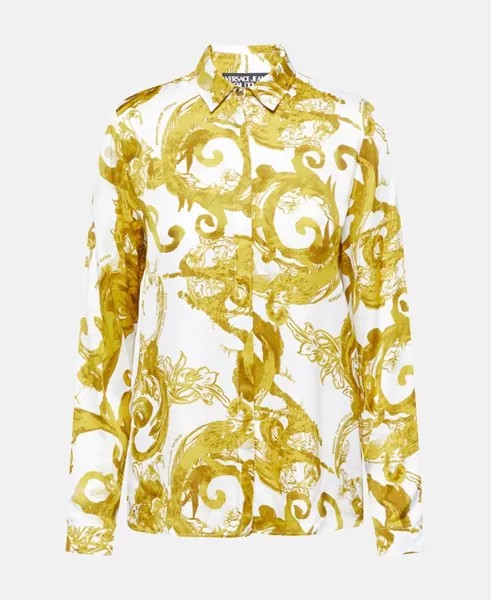 Блузка для отдыха Versace Jeans Couture, белое золото