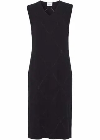 Burberry шерстяное платье с монограммой