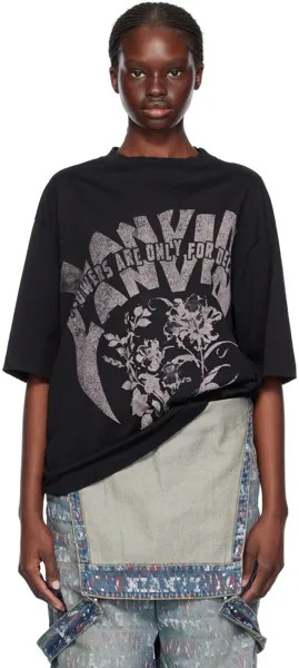 Черная футболка Future Edition Lanvin, цвет Black