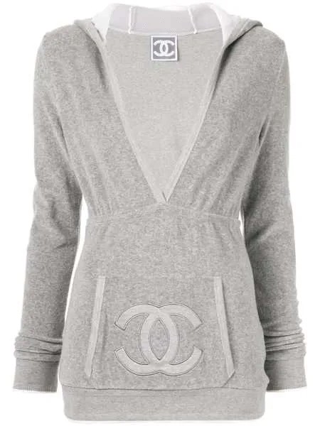 Chanel Pre-Owned худи Sports Line с логотипом CC