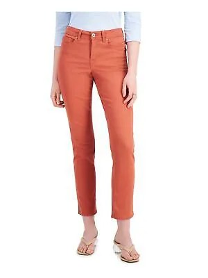 СТИЛЬ И КОМПАНИЯ Женские джинсы кораллового цвета с высокой талией Размер: 8