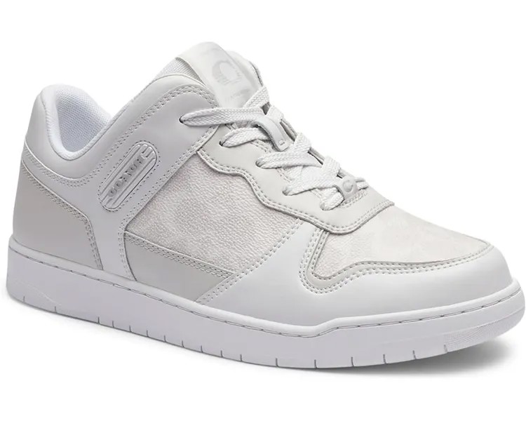 Кроссовки COACH C201 Signature, цвет Optic White