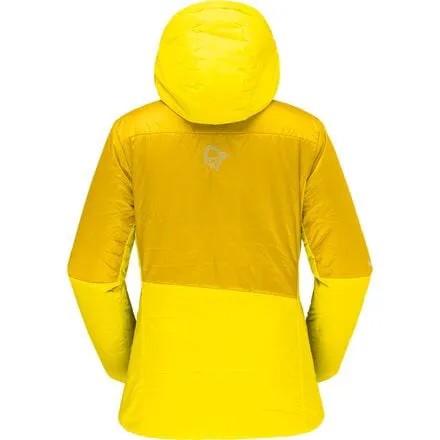 Толстовка Falketind Thermo60 женская Norrona, цвет Sulphur/Blazing Yellow