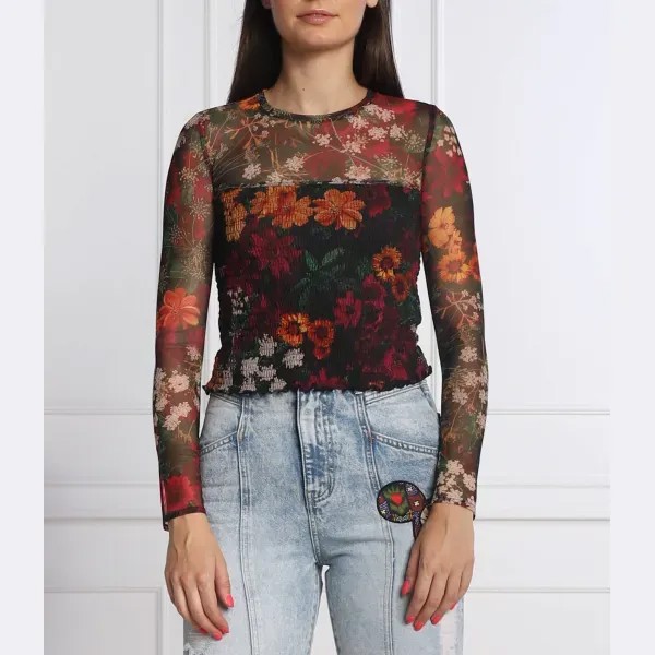 Блузка узкого кроя Uxia Desigual, мультиколор