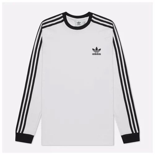 Мужской лонгслив adidas Originals Adicolor Classics 3-Stripes белый, Размер XS
