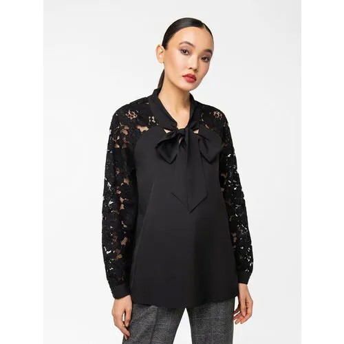 Блуза Lo, размер 46, черный