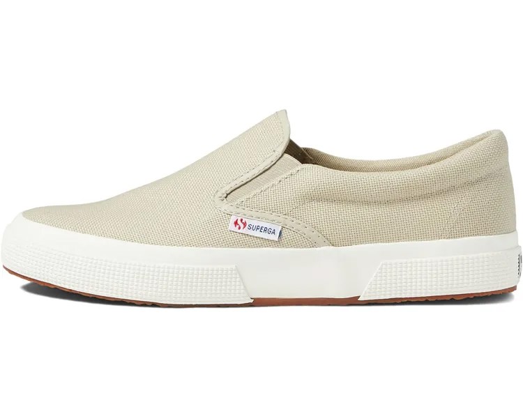 Кроссовки 2707 - Slip-On Superga, коричневый