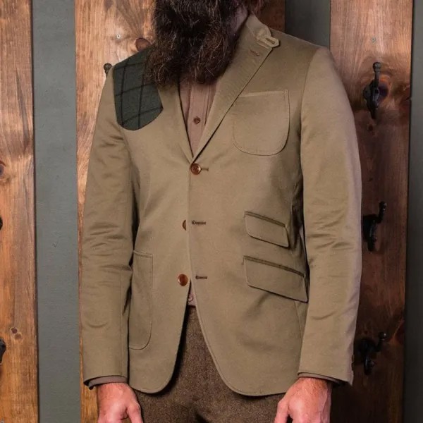 Мужской пиджак в стиле пэчворк 1920-х годов