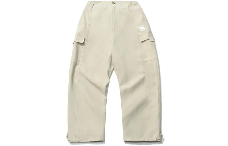 Женские трикотажные спортивные штаны BADFIVE серого цвета Lining