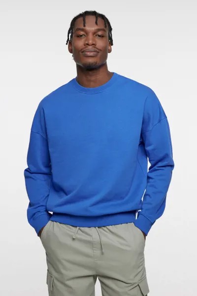 Свитшот oversize хлопковый однотонный