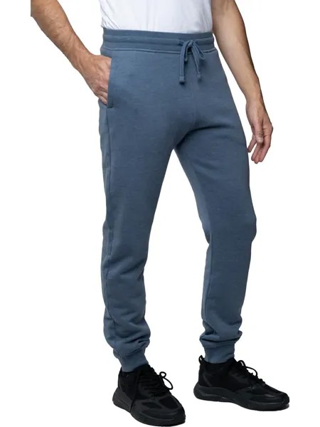 Мужские удобные брюки для бега из флиса Lazer, цвет Medium Blue