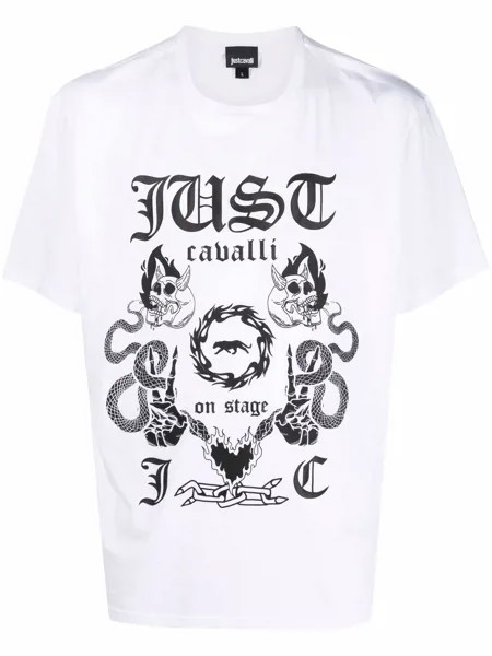 Just Cavalli футболка с логотипом