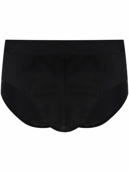 Трусы-брифы с эластичным поясом Brioni, черный