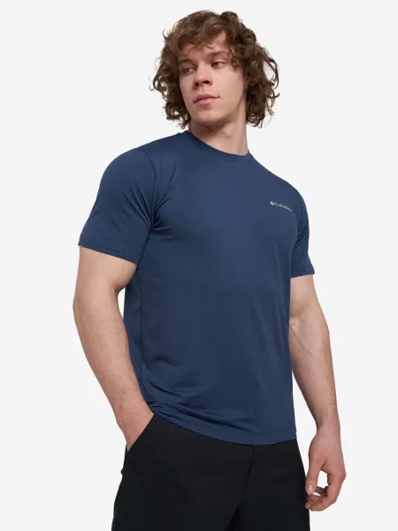 Футболка мужская Columbia Tech Trail Crew Neck Ii, Синий