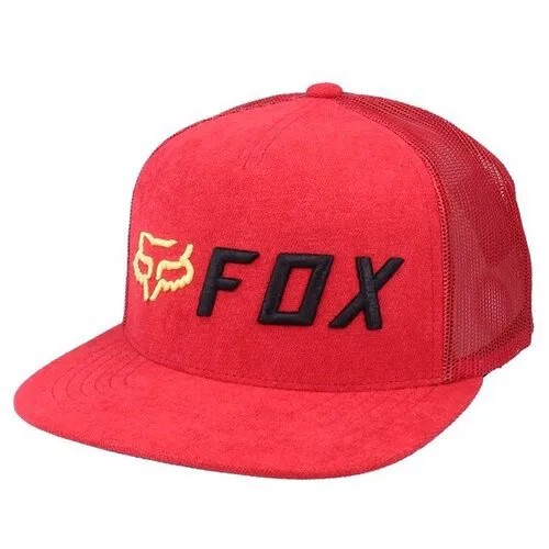 Бейсболка Fox Apex Snapback Hat (Красно- черный, One Size)