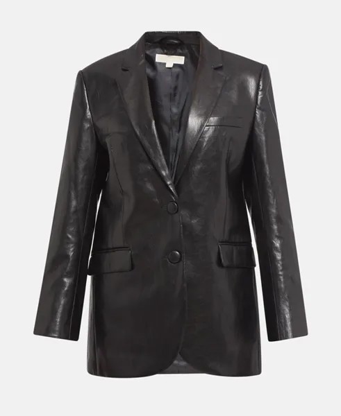 Кожаный пиджак Michael Michael Kors, черный