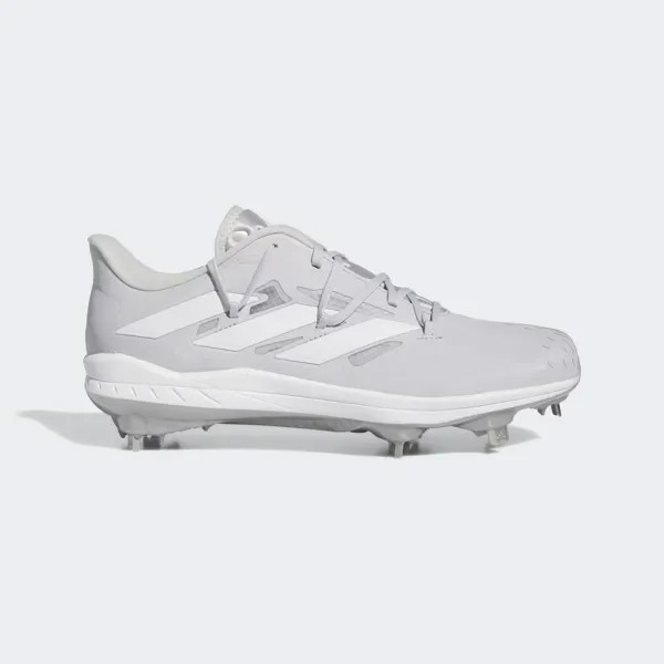 Бутсы Adizero Afterburner 9 Adidas, цвет Team Light Grey/Cloud White/Silver Metallic
