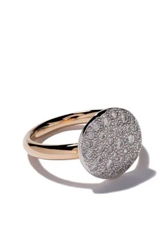 Pomellato кольцо Sabbia из розового золота с бриллиантами