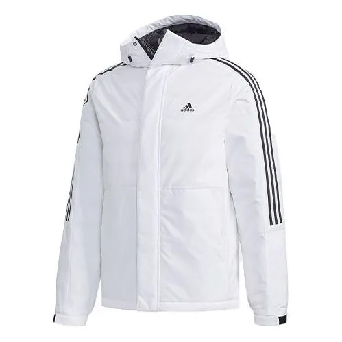 Пуховик adidas Waterproof Outdoor Sports Woven Warm Down Jacket Men White, белый