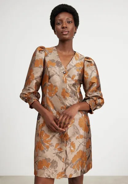 Коктейльное платье / Вечернее платье WHIRLINGBBAMARU DRESS Bruuns Bazaar, коричневый