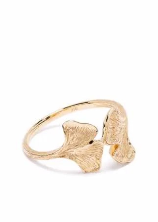 Aurelie Bidermann кольцо Ginkgo из желтого золота