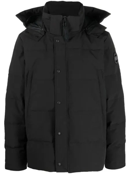 Canada Goose пуховик с капюшоном, черный
