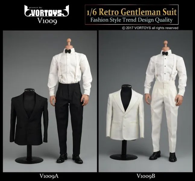 VORTOYS V1009 масштаб 1/6 костюм-тройка мужской джентльмен Ретро официальный костюм комплект деловой одежды Модель Для 12-дюймового тела