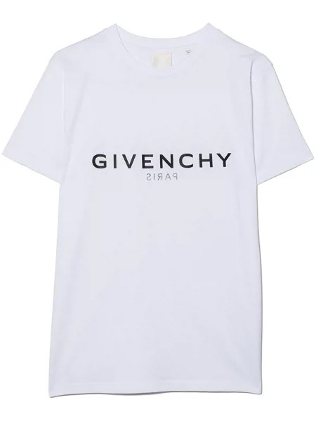 Givenchy Kids футболка с логотипом