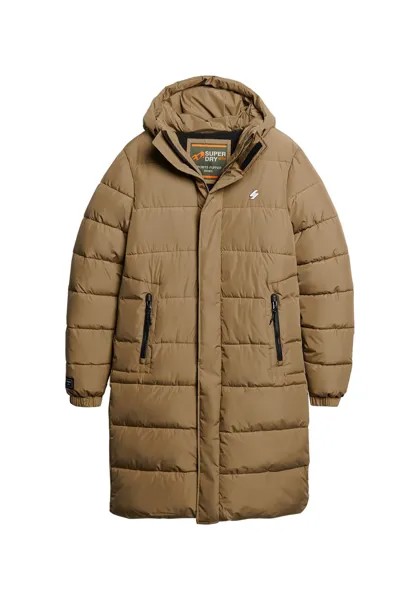 Зимнее пальто Superdry, коричневый
