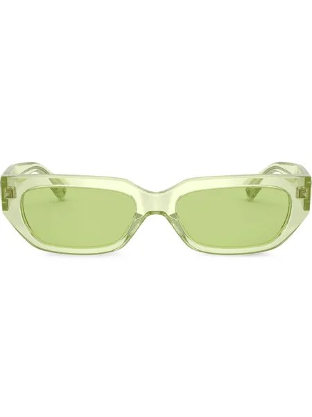 Valentino Eyewear солнцезащитные очки в прямоугольной оправе с логотипом VLogo