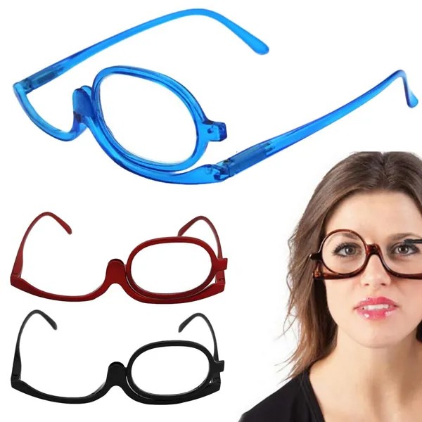 3 цвета чтение стекло увеличительное очки макияж складные очки косметические общие