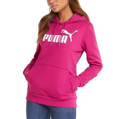 Puma Ess Logo Hoodie Женские розовые пальто Куртки Верхняя одежда 84686086