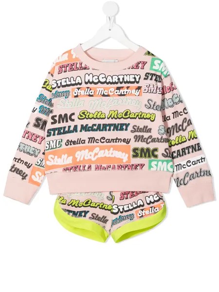 Stella McCartney Kids спортивный костюм с логотипом