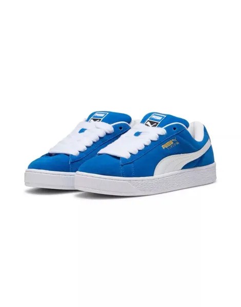 Сине-белые кроссовки PUMA Suede XL