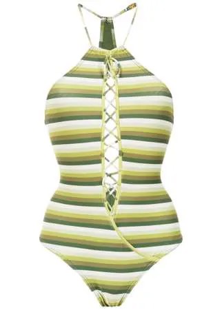 Amir Slama striped swimsuit