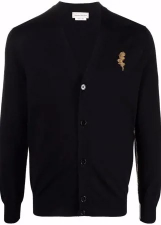 Alexander McQueen кардиган с вышивкой