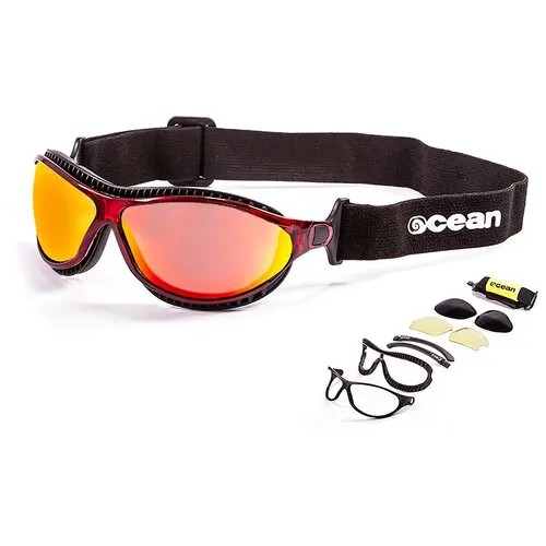 Солнцезащитные очки OCEAN OCEAN Tierra de fuego Transparent Red / Revo Orange Polarized lenses, красный