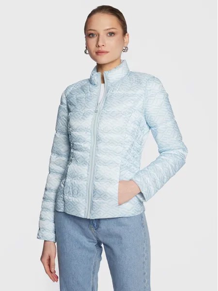Пуховик стандартного кроя Guess, синий
