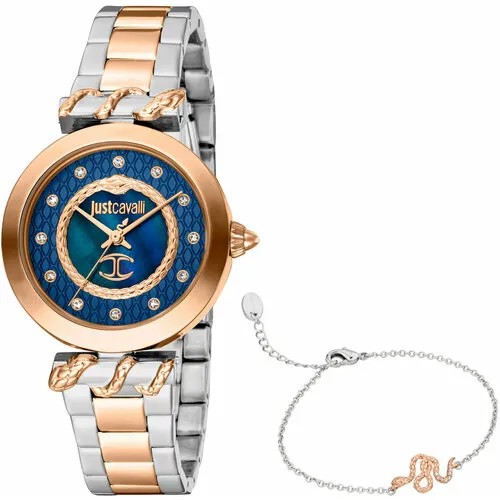 Наручные часы Just Cavalli JC1L257M0085, синий, серебряный