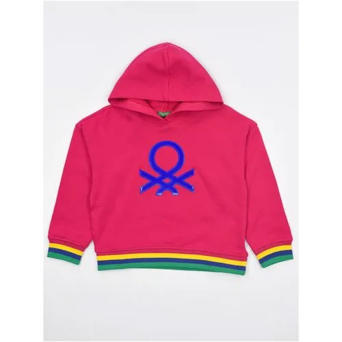 Худи с капюшоном United Colors of Benetton для девочки 22P-3J68C2175-3N7-XX